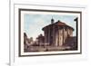 Temple of Vesta-M. Dubourg-Framed Art Print