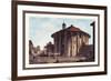 Temple of Vesta-M. Dubourg-Framed Art Print