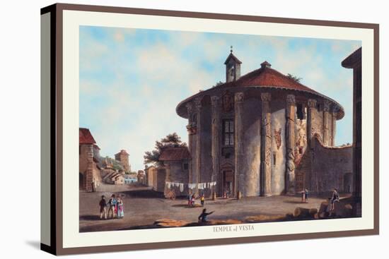 Temple of Vesta-M. Dubourg-Stretched Canvas