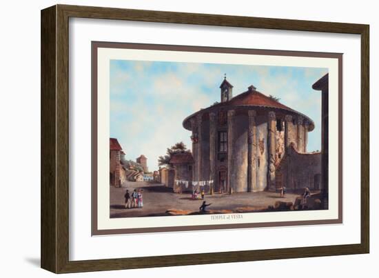 Temple of Vesta-M. Dubourg-Framed Premium Giclee Print