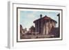 Temple of Vesta-M. Dubourg-Framed Premium Giclee Print