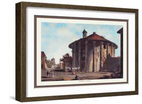 Temple of Vesta-M. Dubourg-Framed Art Print