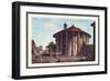 Temple of Vesta-M. Dubourg-Framed Art Print