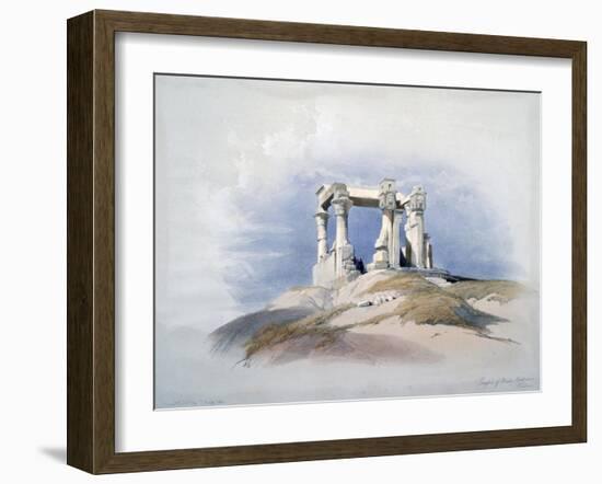 Temple of Wady Kardassy, Nubia, 19th Century-David Roberts-Framed Giclee Print