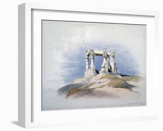 Temple of Wady Kardassy, Nubia, 19th Century-David Roberts-Framed Giclee Print