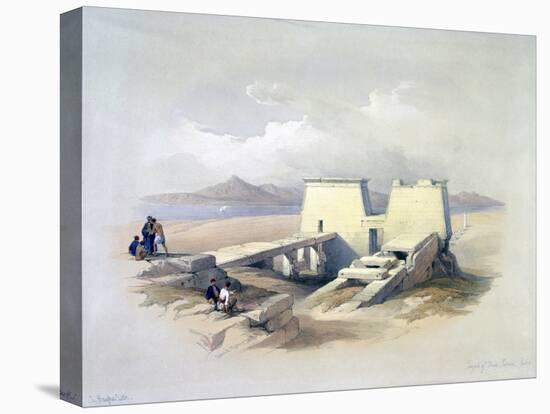 Temple of Wady Saboua, Nubia, 19th Century-David Roberts-Stretched Canvas