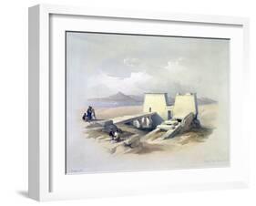 Temple of Wady Saboua, Nubia, 19th Century-David Roberts-Framed Giclee Print