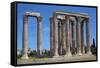 Temple of Zeus, Athens, Greece-Rolf Richardson-Framed Stretched Canvas