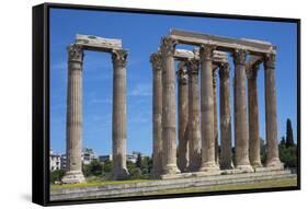 Temple of Zeus, Athens, Greece-Rolf Richardson-Framed Stretched Canvas