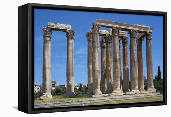 Temple of Zeus, Athens, Greece-Rolf Richardson-Framed Stretched Canvas