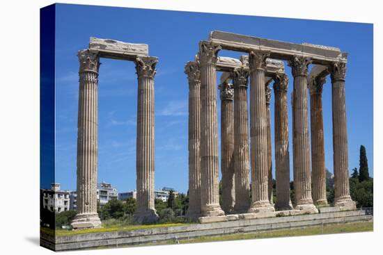 Temple of Zeus, Athens, Greece-Rolf Richardson-Stretched Canvas