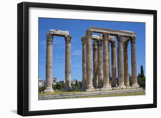 Temple of Zeus, Athens, Greece-Rolf Richardson-Framed Photographic Print