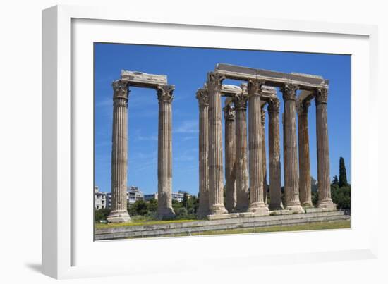 Temple of Zeus, Athens, Greece-Rolf Richardson-Framed Photographic Print