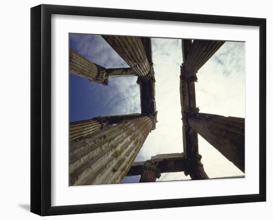 Temple of Zeus, Athens-Gjon Mili-Framed Photographic Print