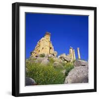 Temple of Zeus, Jerash, Jordan, Middle East-Christopher Rennie-Framed Photographic Print