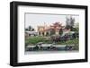 Temple on the Tonle Sap River-Michael Nolan-Framed Photographic Print