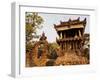 Temple, Pemuteran, Bali, Indonesia, Southeast Asia, Asia-Melissa Kuhnell-Framed Photographic Print