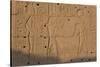 Temple Relief and Hieroglyphics, Karnak, Luxor, Egypt-Peter Adams-Stretched Canvas