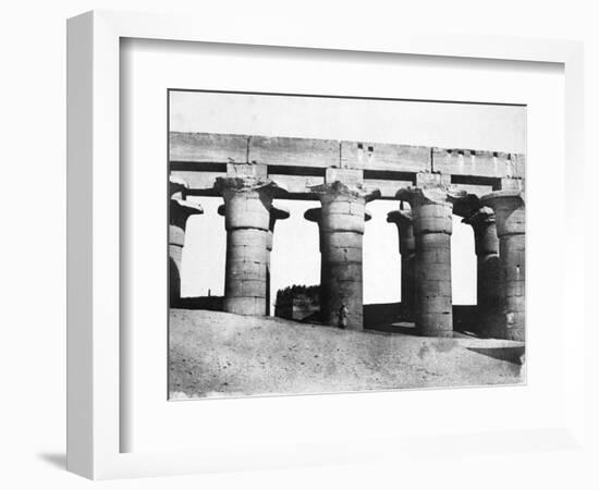 Temple Ruins, Egypt, 1852-Maxime Du Camp-Framed Giclee Print