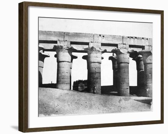 Temple Ruins, Egypt, 1852-Maxime Du Camp-Framed Giclee Print