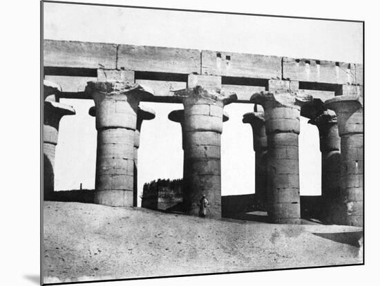 Temple Ruins, Egypt, 1852-Maxime Du Camp-Mounted Giclee Print
