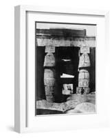 Temple Ruins, Egypt, 1852-Maxime Du Camp-Framed Giclee Print