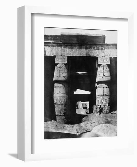 Temple Ruins, Egypt, 1852-Maxime Du Camp-Framed Giclee Print