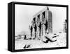 Temple Ruins, Nubia, Egypt, 1887-Henri Bechard-Framed Stretched Canvas