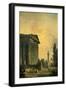 Temple Ruins-Hubert Robert-Framed Art Print