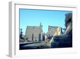 Temple Sacred to Amun Mut and Khons (Khonsu), Luxor, Egypt-CM Dixon-Framed Photographic Print