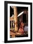 Temple Scene Burma-Christophe Boisvieux-Framed Art Print