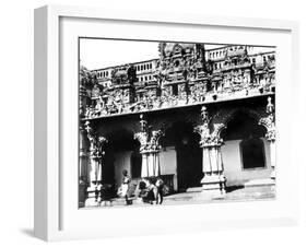 Temple, Singapore, 1900-null-Framed Giclee Print