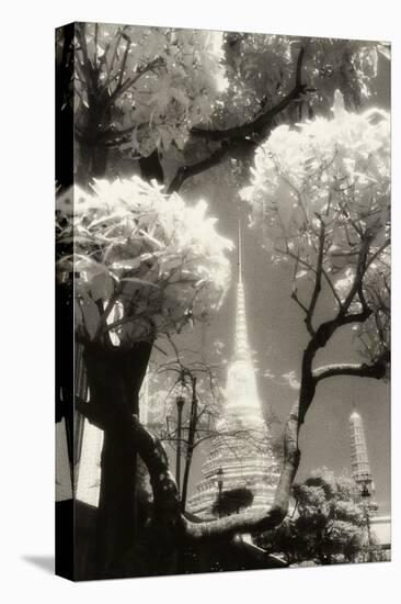 Temple Spire, Wal Phra Keo, Bangkok,Thailand-Theo Westenberger-Stretched Canvas