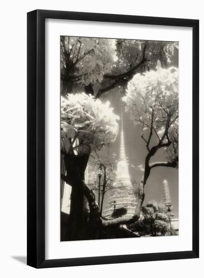 Temple Spire, Wal Phra Keo, Bangkok,Thailand-Theo Westenberger-Framed Photographic Print