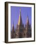 Temple Square, Salt Lake City, Utah-Walter Bibikow-Framed Photographic Print