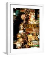 Temple Street Market, Kowloon, Hong Kong, China-Walter Bibikow-Framed Photographic Print