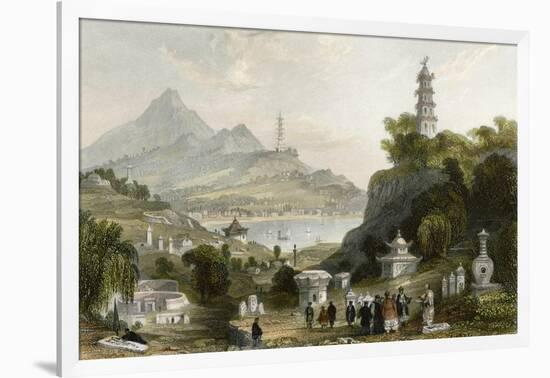 Temple Thundering Winds-Thomas Allom-Framed Art Print