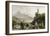 Temple Thundering Winds-Thomas Allom-Framed Art Print