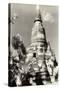 Temple View 2, Agutthaya, Thailand-Theo Westenberger-Stretched Canvas