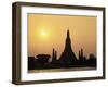 Temple Wat Arun at Sunset, Bangkok, Thailand-Angelo Cavalli-Framed Photographic Print