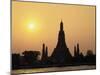 Temple Wat Arun at Sunset, Bangkok, Thailand-Angelo Cavalli-Mounted Photographic Print