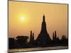 Temple Wat Arun at Sunset, Bangkok, Thailand-Angelo Cavalli-Mounted Photographic Print