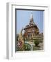 Temple, Wat Chalong, Phuket, Thailand, Southeast Asia-Joern Simensen-Framed Photographic Print