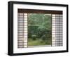 Temple Window, Sesshuji, Kyoto, Japan-Rob Tilley-Framed Premium Photographic Print