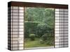 Temple Window, Sesshuji, Kyoto, Japan-Rob Tilley-Stretched Canvas