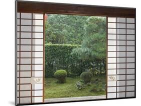 Temple Window, Sesshuji, Kyoto, Japan-Rob Tilley-Mounted Photographic Print