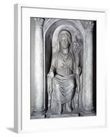 Temple with the Goddess Fortuna, Bas-Relief-null-Framed Giclee Print