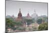 Temples and Stupas at Dawn Sunrise in the Archaeological Site, Bagan (Pagan), Myanmar (Burma)-Stephen Studd-Mounted Photographic Print