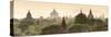 Temples and Stupas at Dawn Sunrise in the Archaeological Site, Bagan (Pagan), Myanmar (Burma)-Stephen Studd-Stretched Canvas