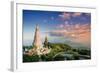 Temples at Doi Inthanon, the Highest Peak in Thailand, Chiang Mai Province-Alex Robinson-Framed Photographic Print